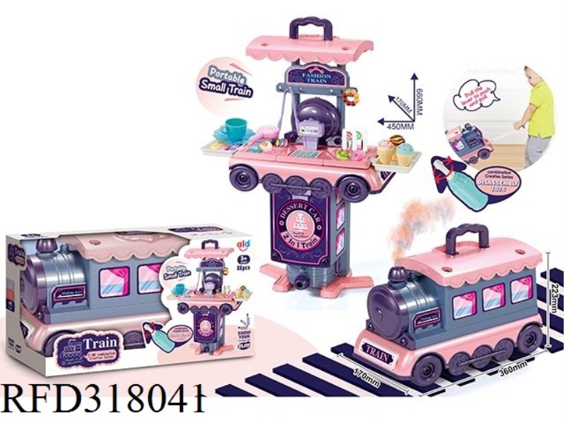 DIY TRANSFORMATION DESSERT TRAIN PLAY HOUSE