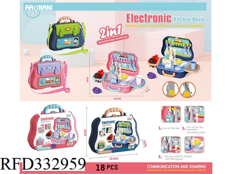 2 IN 1 WASHSTAND HAND TRAVEL BAG