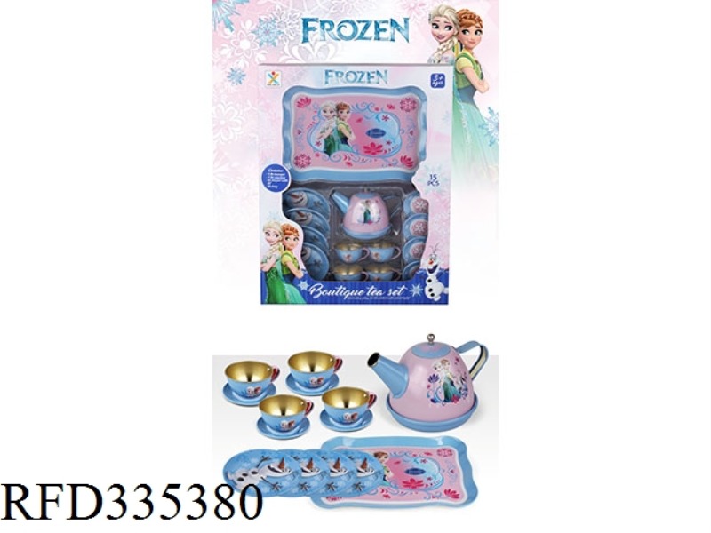 PLAY HOUSE TINPLATE ICE AND SNOW TEA SET