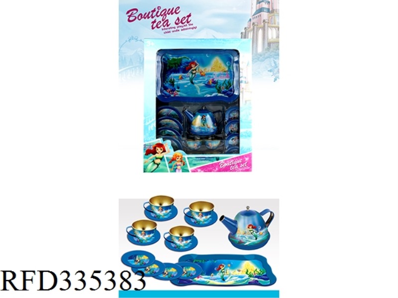 PLAY HOUSE TINPLATE MERMAID TEA SET