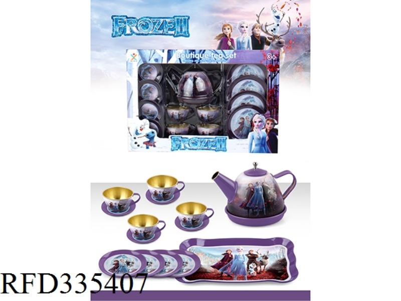 PLAY HOUSE TINPLATE NEW ICE AND SNOW TEA SET