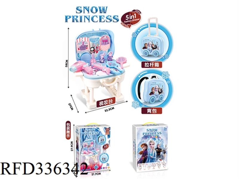 ICE AND SNOW DRESSING BACKPACK + TROLLEY CASE + DRESSING TABLE