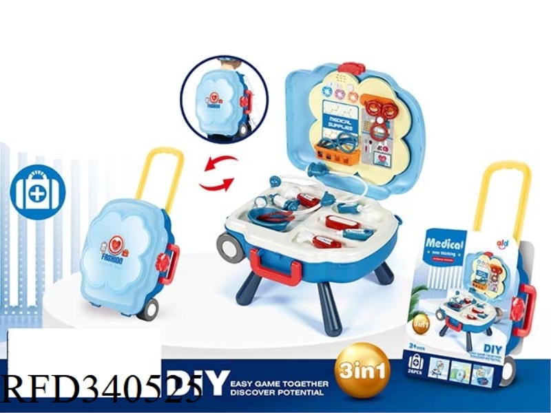 PLAY HOUSE MEDICAL TOYS
(LIGHT AND MUSIC)