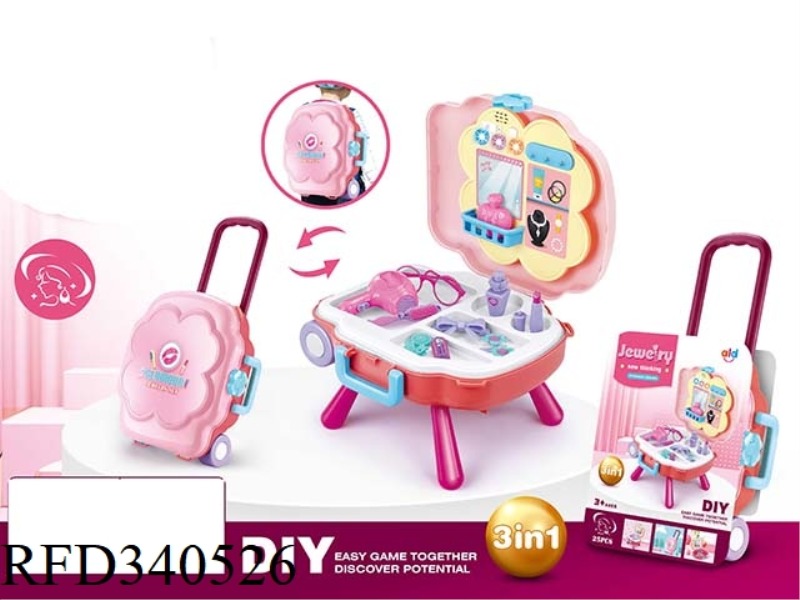 PLAY HOUSE JEWELRY TOYS
(LIGHT AND MUSIC)