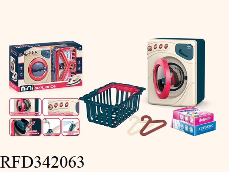 ELECTRIC WASHING MACHINE + BASKET COMBINATION
