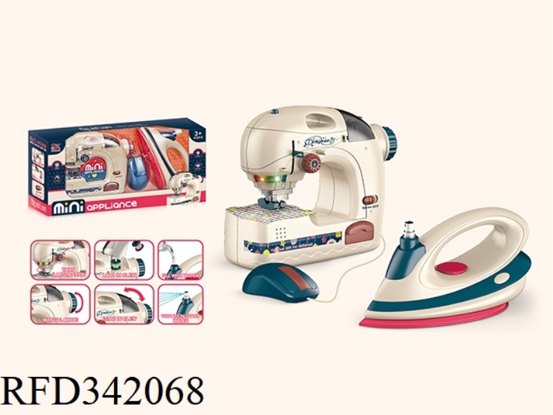 ELECTRIC MIDDLE SEWING MACHINE + IRON COMBINATION