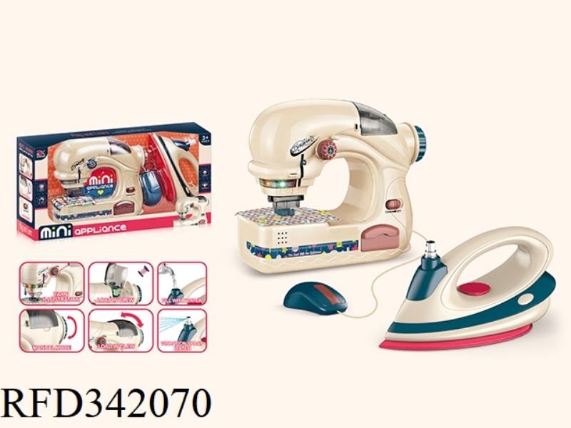 ELECTRIC SEWING MACHINE + IRON COMBINATION