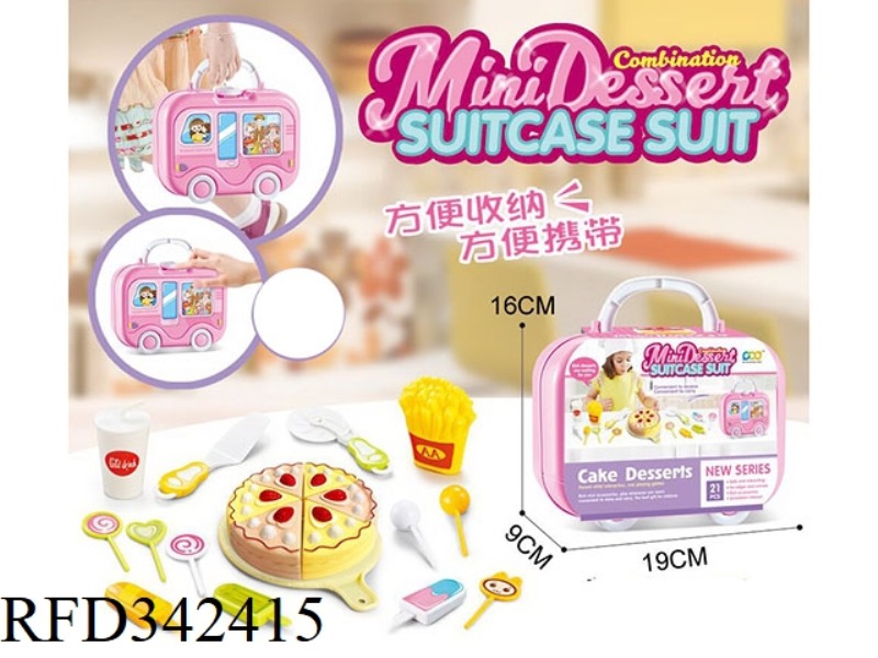 STORAGE BOX WITH CAKE DESSERT