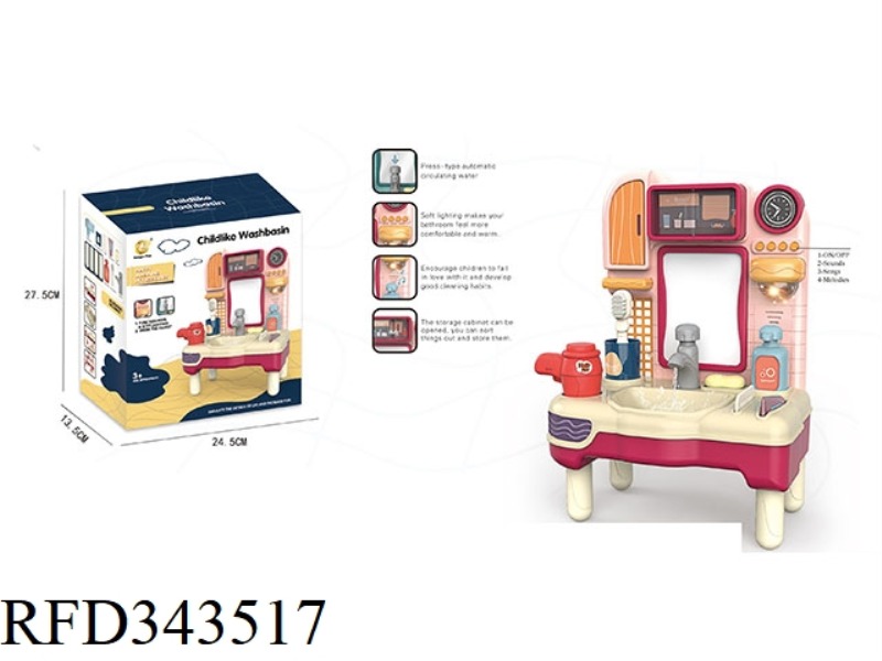 CHILDREN'S WASHING TABLE