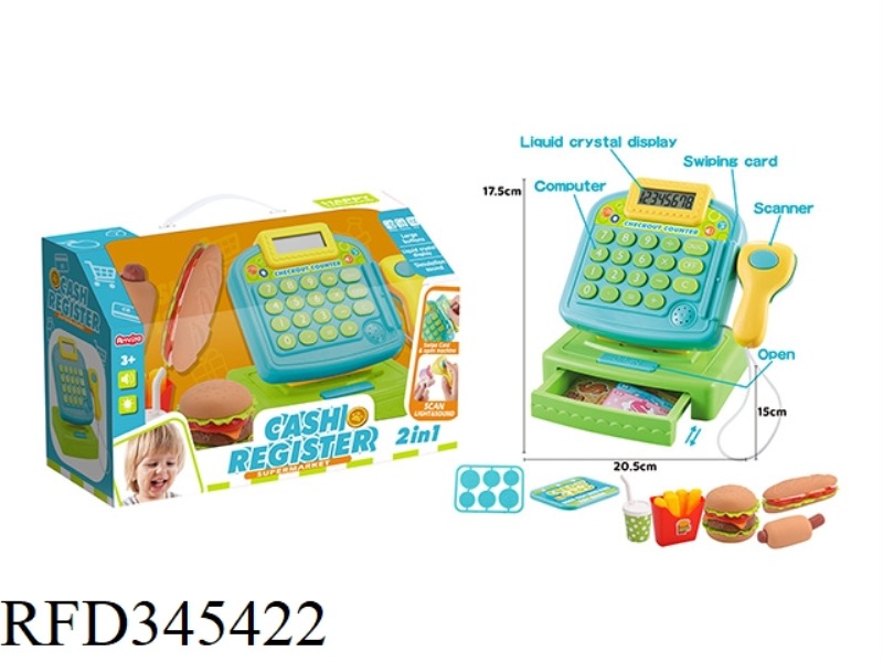 CASH REGISTER WITH BURGER SET MEAL