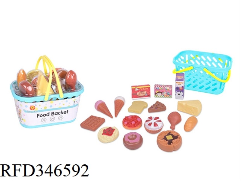18-PIECE SNACK BASKET
