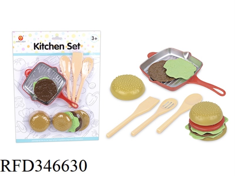 HANDLE SQUARE FRYING PAN SET