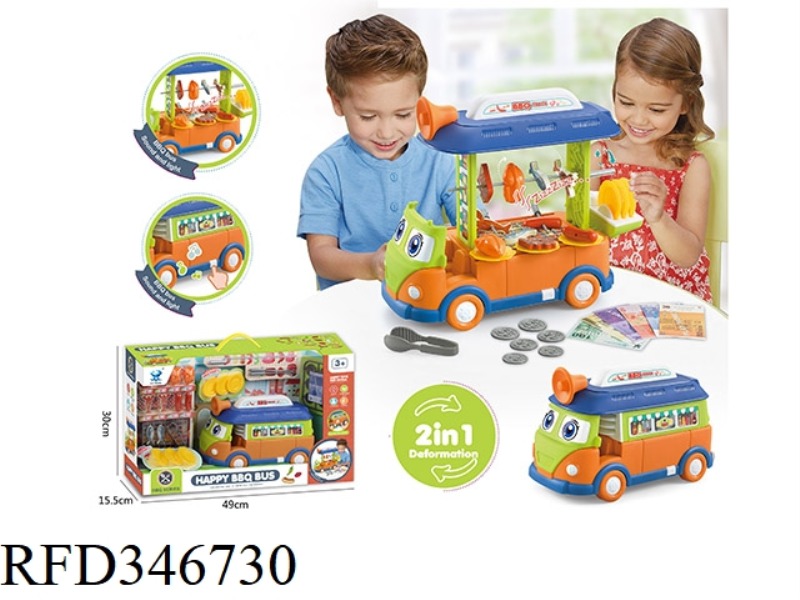 2 IN 1 SMART FUN DEFORMATION BBQ BUS