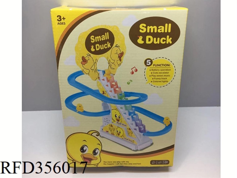 LITTLE YELLOW DUCK CLIMBS STAIRS WITHOUT INFRINGEMENT