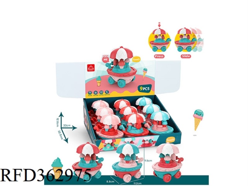 PRESS ICE CREAM TRUCK (9PCS)