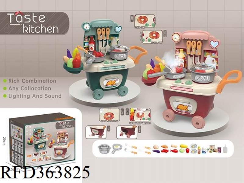 LIGHT AND MUSIC KITCHEN TABLE FOR CART (WITH SPRAY FUNCTION)