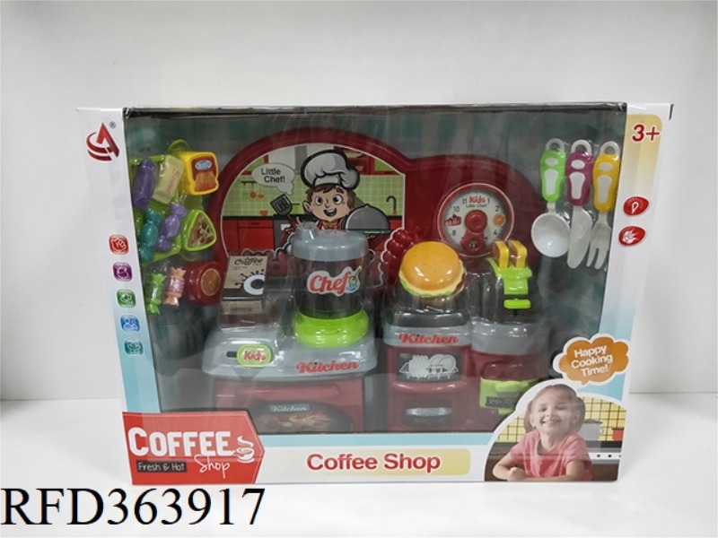 FUN LE COFFEE SHOP 2-IN-1 PLAY HOUSE SET