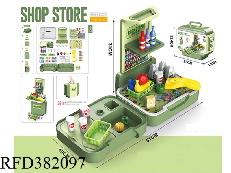 BRIEFCASE SUPERMARKET SHOPPING 41PCS