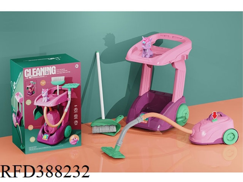 WITH UNICORN CLEANING CART SET