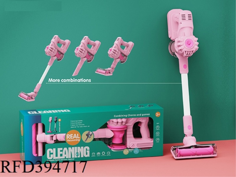 PINK WINDOW BOX VACUUM CLEANER SINGLE PACK