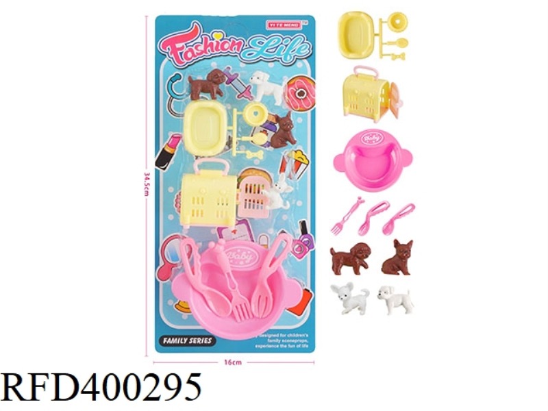PET DOG HOUSE SET