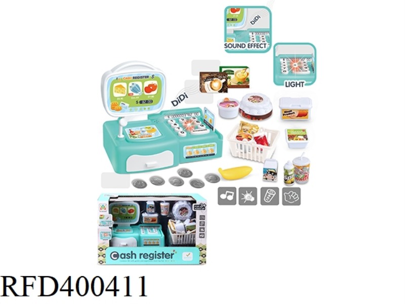 ELECTRIC SUPERMARKET CASH REGISTER SET