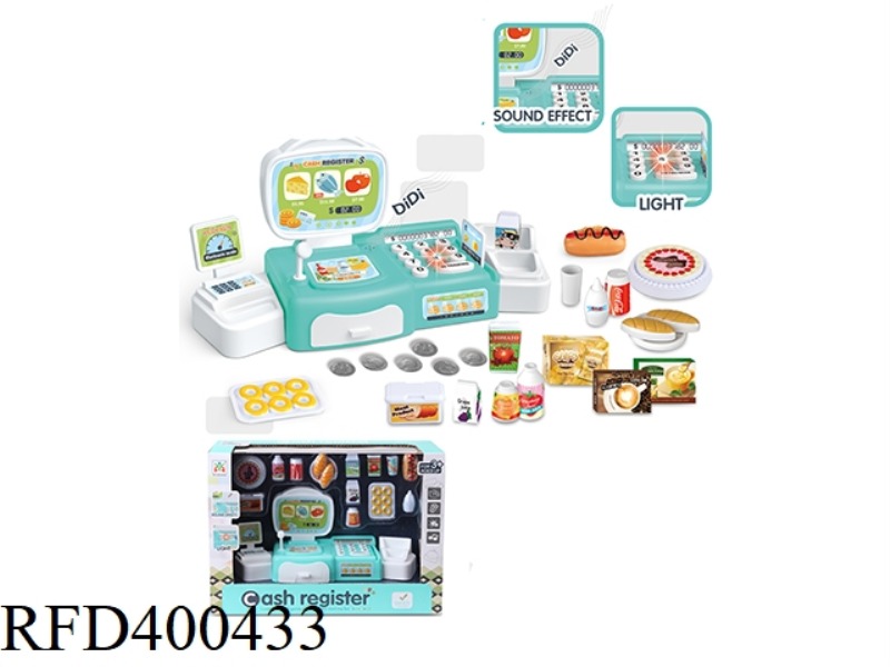 ELECTRIC SUPERMARKET CASH REGISTER SET