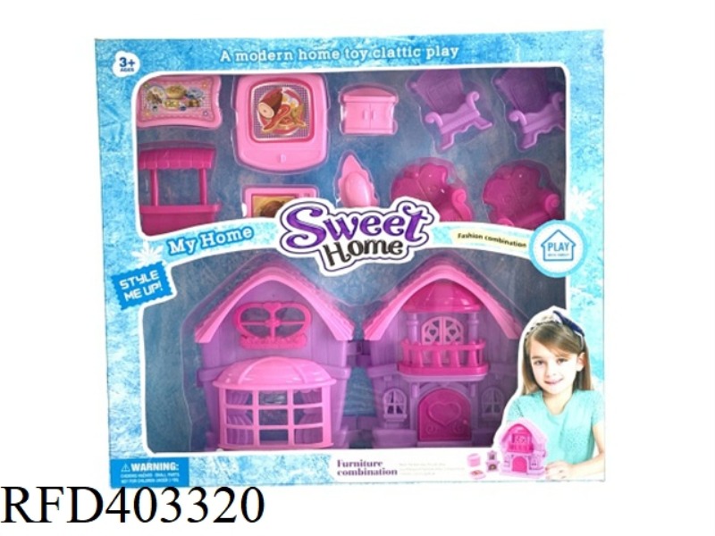 BOY GIRL TOY PLAY HOUSE FURNITURE VILLA