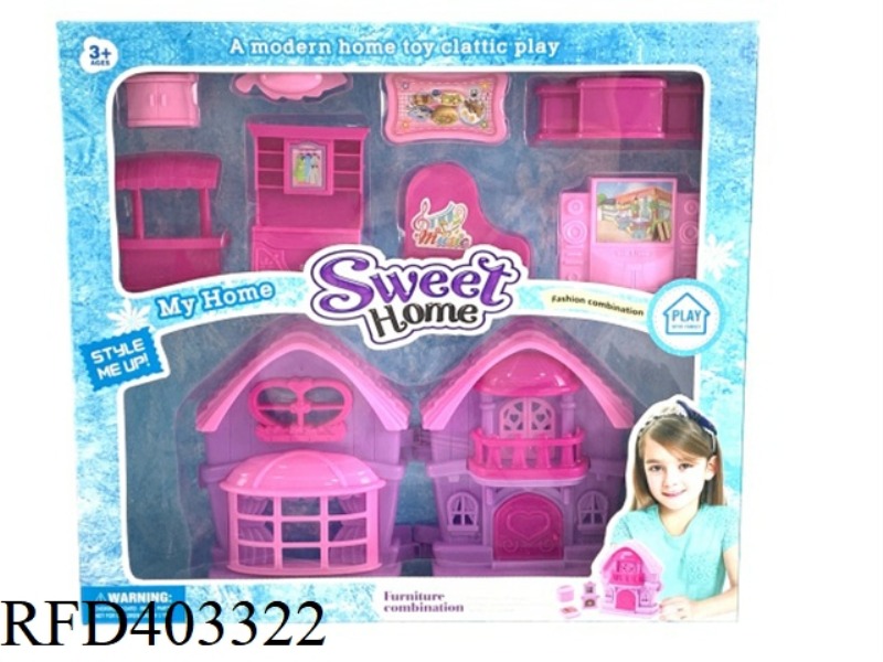 BOY GIRL TOY PLAY HOUSE FURNITURE VILLA