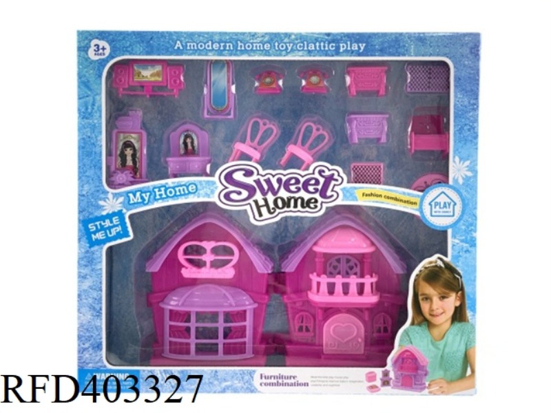 BOY GIRL TOY PLAY HOUSE FURNITURE VILLA
