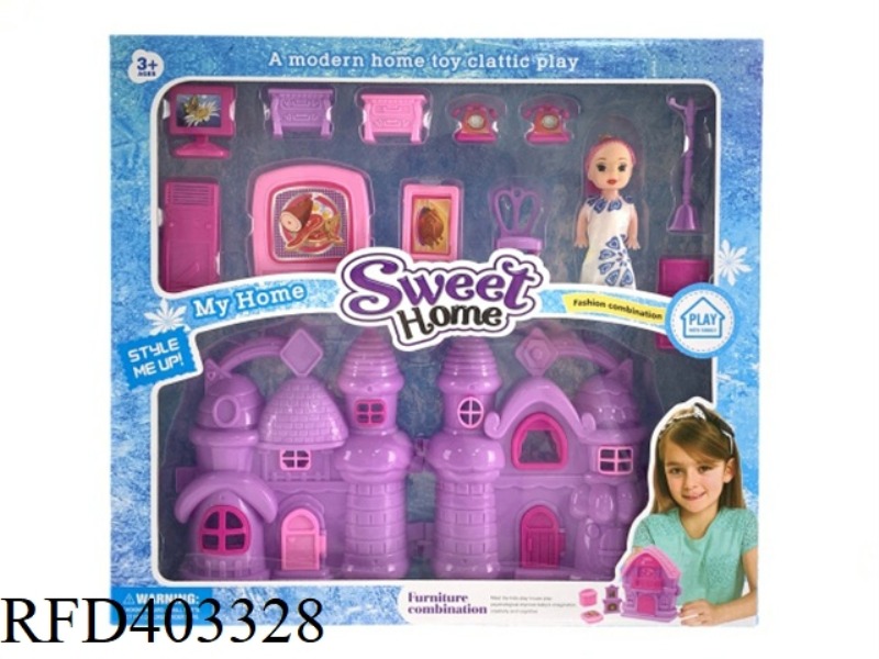 BOY GIRL TOY PLAY HOUSE FURNITURE VILLA