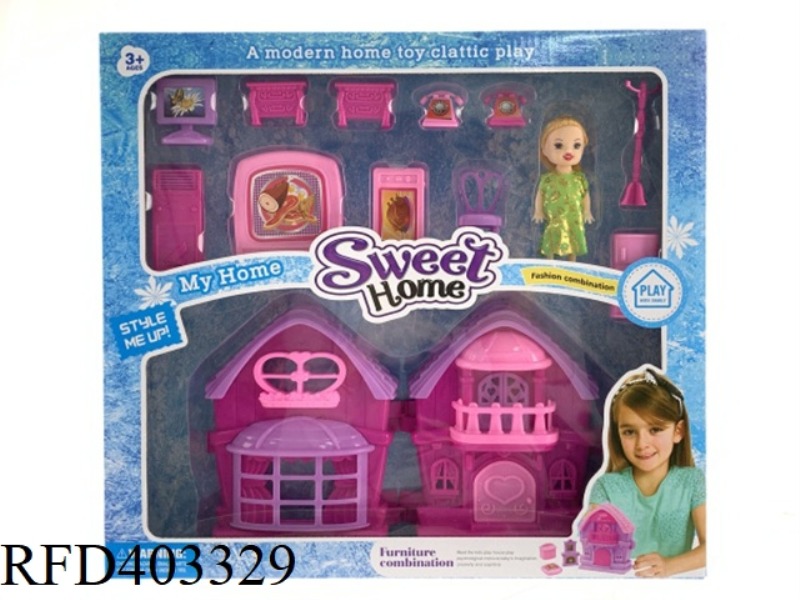 BOY GIRL TOY PLAY HOUSE FURNITURE VILLA