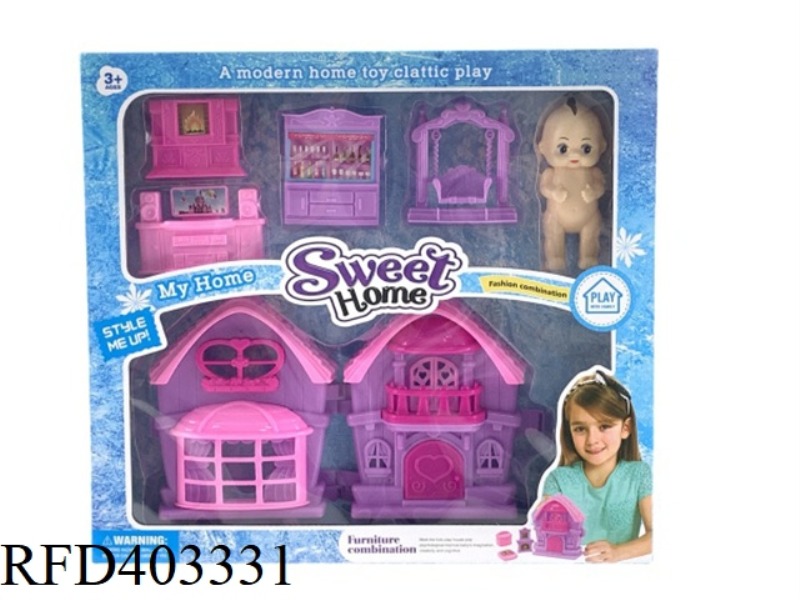 BOY GIRL TOY PLAY HOUSE FURNITURE VILLA