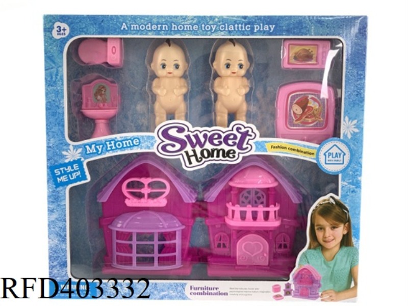 BOY GIRL TOY PLAY HOUSE FURNITURE VILLA