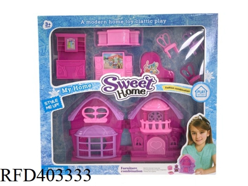 BOY GIRL TOY PLAY HOUSE FURNITURE VILLA