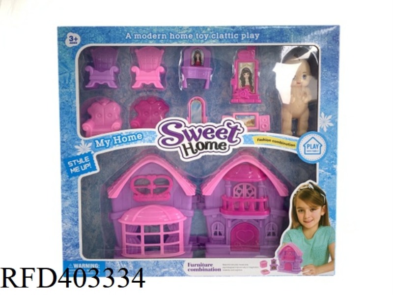 BOY GIRL TOY PLAY HOUSE FURNITURE VILLA