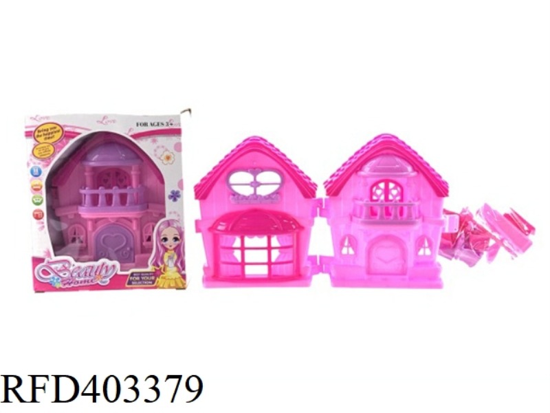 PLAY HOUSE FURNITURE VILLA CAN BE STORED