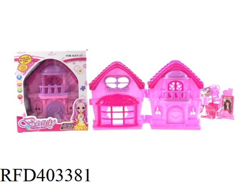 PLAY HOUSE FURNITURE VILLA CAN BE STORED
