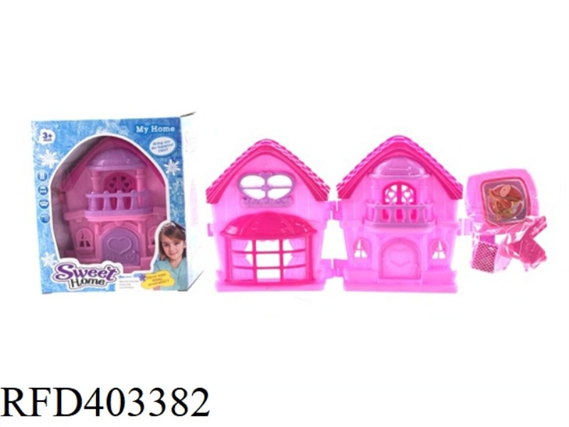PLAY HOUSE FURNITURE VILLA CAN BE STORED