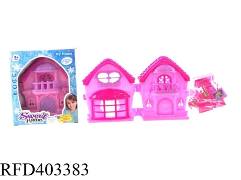 PLAY HOUSE FURNITURE VILLA CAN BE STORED