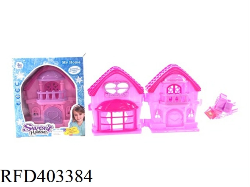 PLAY HOUSE FURNITURE VILLA CAN BE STORED