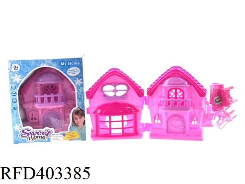 PLAY HOUSE FURNITURE VILLA CAN BE STORED