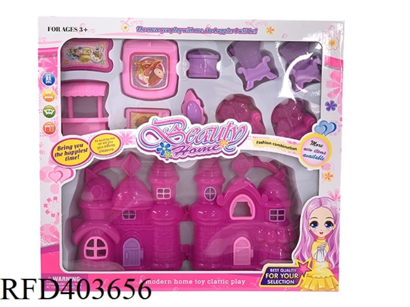 DIY BOY AND GIRL PLAY HOUSE VILLA FURNITURE