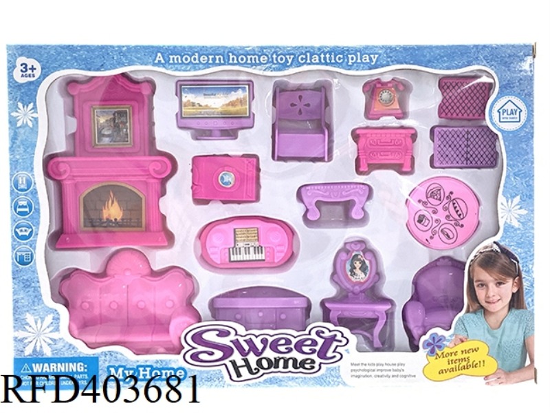 DIY BOY AND GIRL PLAY HOUSE VILLA FURNITURE