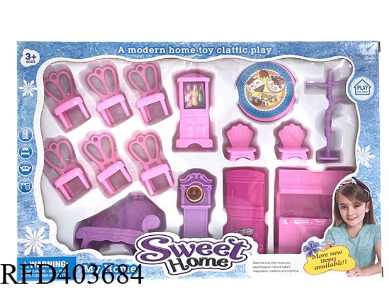 DIY BOY AND GIRL PLAY HOUSE VILLA FURNITURE