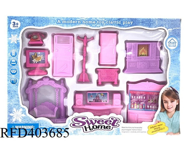 DIY BOY AND GIRL PLAY HOUSE VILLA FURNITURE