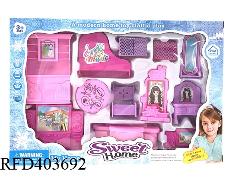 DIY BOY AND GIRL PLAY HOUSE VILLA FURNITURE