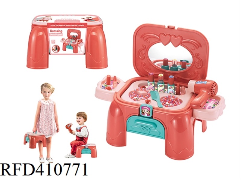 DRESSING STORAGE TABLE HAIR DRYER 18PCS