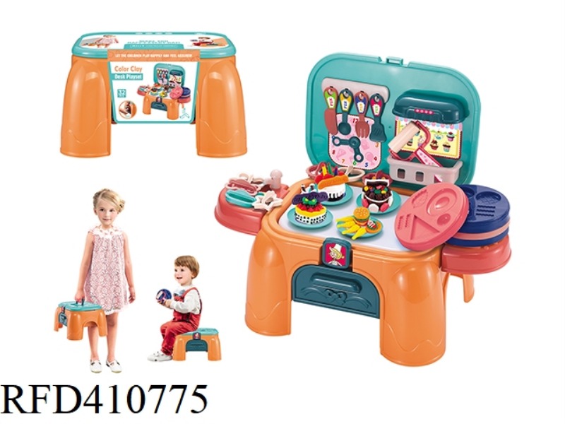 COLOR MUD MAKING STORAGE TABLE
