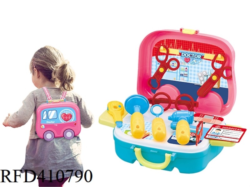 HAND-HELD STORAGE CART FOR MEDICAL EQUIPMENT (PINK)